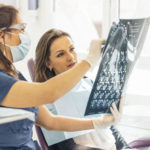looking at dental x-ray